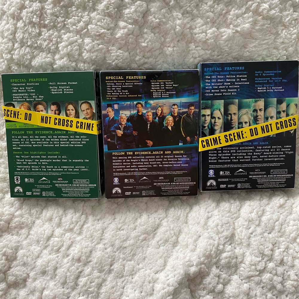 CSI Las Vegas Seasons 1 2 & 3